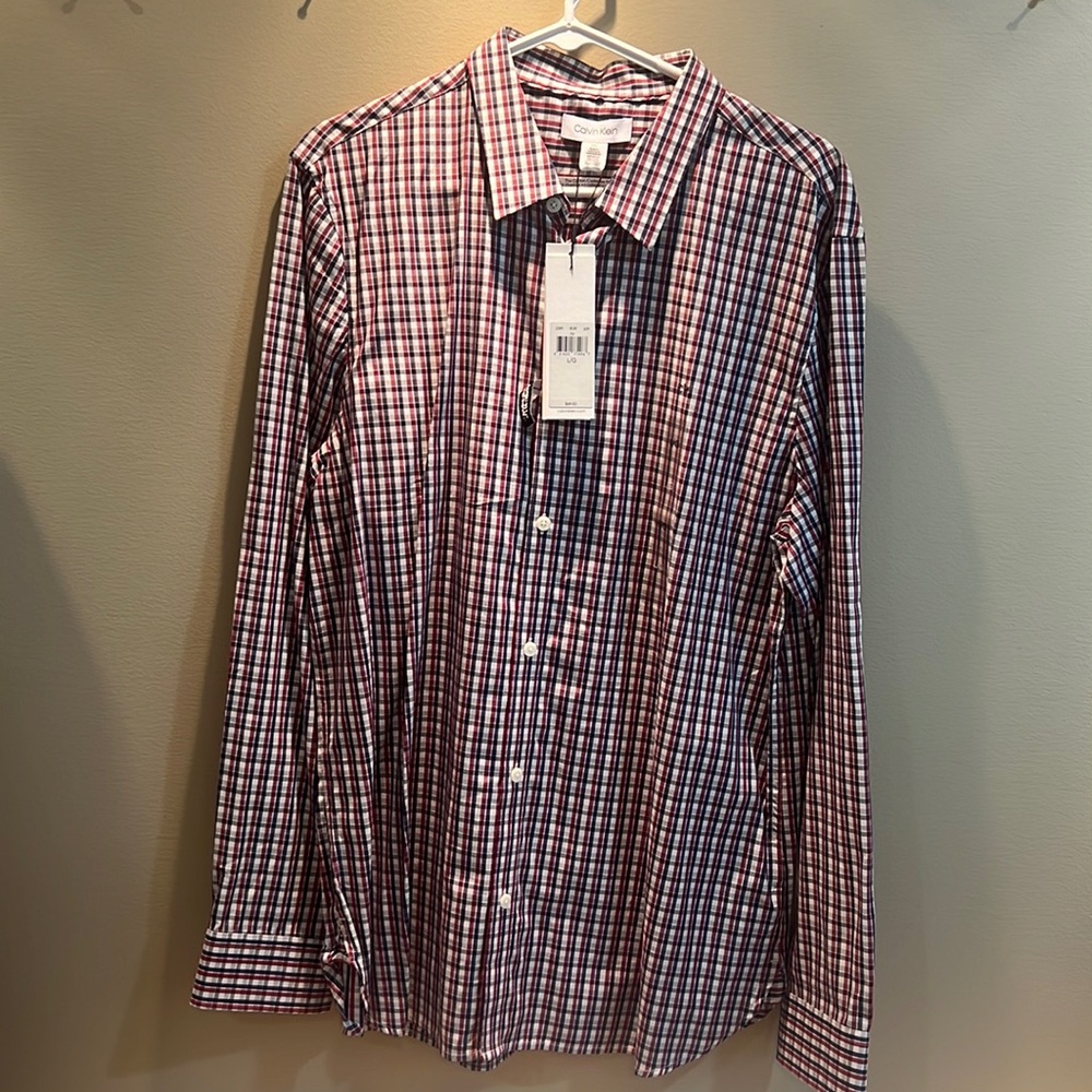Calvin Klein button down long sleeve shirt
